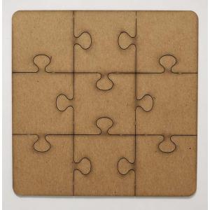 Joggles Chipboard Shape - Puzzle with Round Corners 6" - 57058