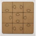 Joggles Chipboard Shape - Puzzle with Round Corners 7" - 57060