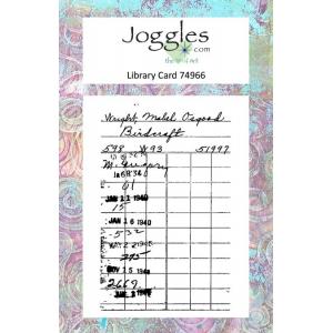 Joggles Clear Stamp - Library Card [74966]