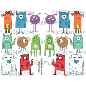 Joggles Collage Sheets - A Troop Of Monsters [JG401212]
