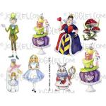 Joggles Collage Sheets - Alice In Wonderland 1 [JG401178]