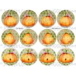 Joggles Collage Sheets - Artist Trading Coin Little Pumpkins [JG401270]