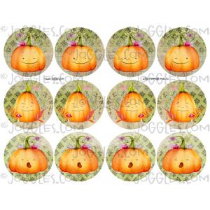 Joggles Collage Sheets - Artist Trading Coin Little Pumpkins [JG401270]