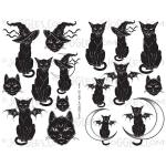 Joggles Collage Sheets - Black Cats [JG401311]