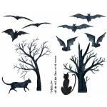 Joggles Collage Sheets - Cats And Bats And Trees Oh My [JG401066]