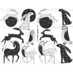 Joggles Collage Sheets - Celestial Creatures [JG401318]