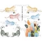 Joggles Collage Sheets - Crazy Cats [JG401108]
