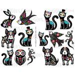 Joggles Collage Sheets - Dia De Los Muertos [JG401312]