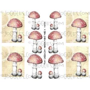Joggles Collage Sheets - Fabulous Forest Fungi 2 [JG401201]