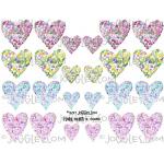 Joggles Collage Sheets - Floral Hearts 2 [JG401165]