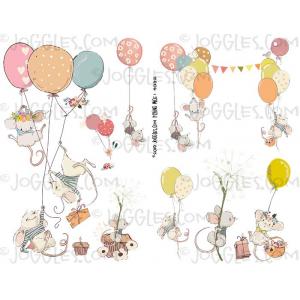 Joggles Collage Sheets - Flying Mice 1 [JG401321]