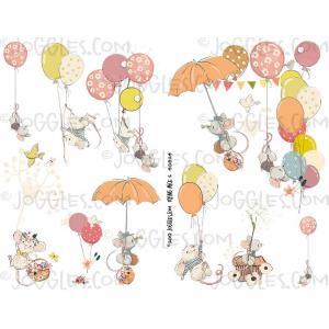 Joggles Collage Sheets - Flying Mice 2 [JG401324]