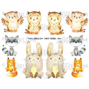 Joggles Collage Sheets - Forest Friends [JG401111]