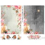 Joggles Collage Sheets - Fox Flowers Snow [JG401227]