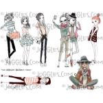 Joggles Collage Sheets - Girlittude 6 [JG401207]