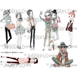 Joggles Collage Sheets - Girlittude 6 [JG401207]