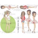 Joggles Collage Sheets - GirlIttude Tween 1 [JG401198]