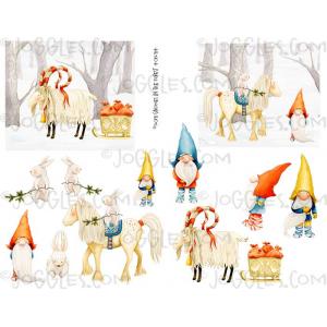 Joggles Collage Sheets - Gnomes In The Forest [JG401284]