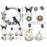 Joggles Collage Sheets - Halloween Shades of Grey I [JG401125]