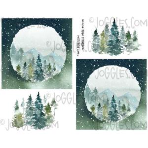 Joggles Collage Sheets - Mountains and Spruce [JG401226]