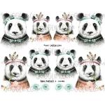 Joggles Collage Sheets - Panda Portraits 2 [JG401196]