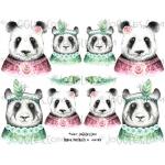 Joggles Collage Sheets - Panda Portraits 3 [JG401188]