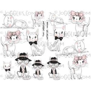 Joggles Collage Sheets - Sketchy Cats [JG401200]