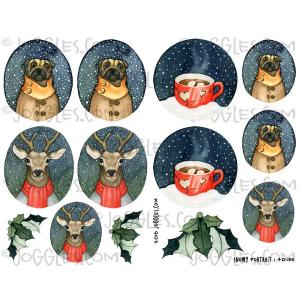 Joggles Collage Sheets - Snowy Portrait 1 [JG401135]