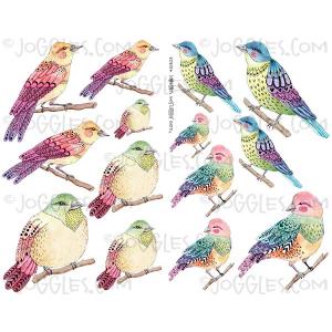 Joggles Collage Sheets - Songbirds [JG401303]
