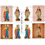 Joggles Collage Sheets - Vintage Circus Clowns [JG401186]