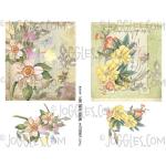 Joggles Collage Sheets - Vintage Floral Cards 1 [JG401218]