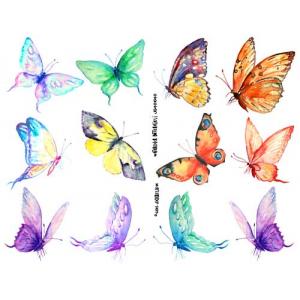 Joggles Collage Sheets - Watercolor Butterflies I [JG401040]