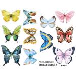 Joggles Collage Sheets - Watercolor Butterflies IV [JG401052]