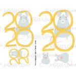 Joggles Collage Sheets - Year Of The Rat #1 [JG401330]