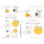 Joggles Collage Sheets - Year Of The Rat #2 [JG401331]