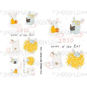 Joggles Collage Sheets - Year Of The Rat #2 [JG401331]
