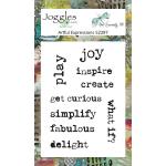 Joggles / Consie Sindet Clear Stamp Set - Artful Expressions [52297]