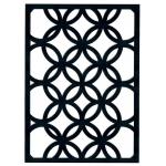 Joggles Creative Cuts - Black Smooth & Sturdy - Double Wedding Ring [74389]