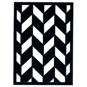Joggles Creative Cuts - Black Smooth & Sturdy - Stacked Chevrons [74426]