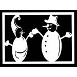 Joggles Creative Cuts - Watercolor - Frosty & The Missus [74642]