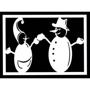 Joggles Creative Cuts - Watercolor - Frosty & The Missus [74642]