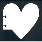 Joggles Disc Bound 4" Heart Journal Additional Pages - Watercolor [52255]