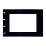 Joggles Basic Black Disc Bound Journal Additional Pages - 6" x 4" Window - Rectangle [52563]