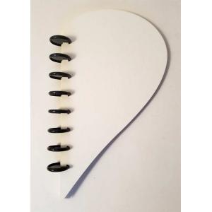 Joggles Disc Bound Watercolor Journal - 11" x 6" Heart [57130]