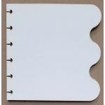 Joggles Disc Bound Watercolor Journals Additional Pages - Wavy 6" x 6" [57181]