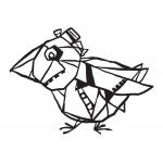 Joggles / Elizabeth St Hilaire 5" x 7" For The Birds Collection Mask - Leonard [75054]