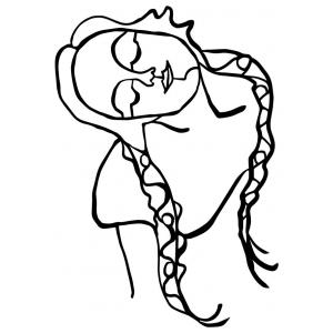 Joggles / Elizabeth St Hilaire 5" x 7" Klimt Women Collection Mask - Daydream [75049]