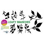 Joggles / Elizabeth St Hilaire 6" x 9" Tab Cut Stencil & Mask Combos - Leafy Branches Set Of 7, October 2026 [53839]