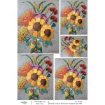 Joggles / Elizabeth St Hilaire A4 Rice Paper - Fabulous Florals #1 - Falling For You [74829]