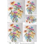 Joggles / Elizabeth St Hilaire A4 Rice Paper - Fabulous Florals #1 - Hudson Valley Spring [74828]